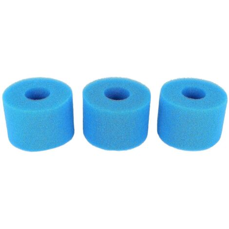Lot de 3 filtres pour spa en mousse Pure Spa, type S1