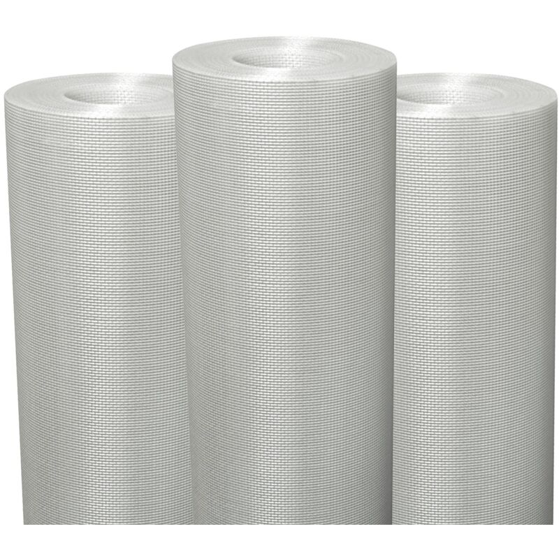 Semin - Lot de 3 Fiss Renov tissu en fibre de verre pour murs et plafond évite les fissures et renforce les supports - rouleau de 50 x 1 m