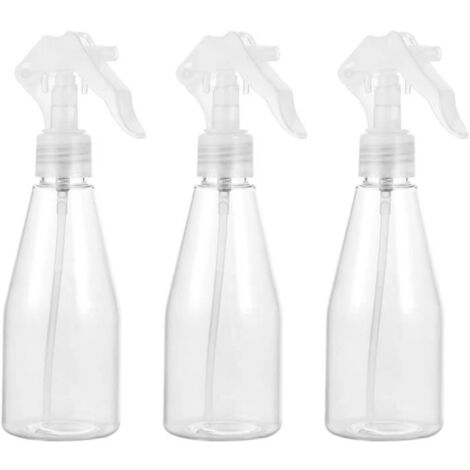 Lot de 3 flacons vaporisateurs vides de 200 ml - Idéal pour soins des plantes ou lotions.