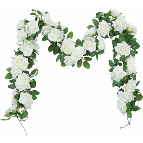 Fleur blanche en pot H16 - Fleurs et plantes artificielles - Décomania