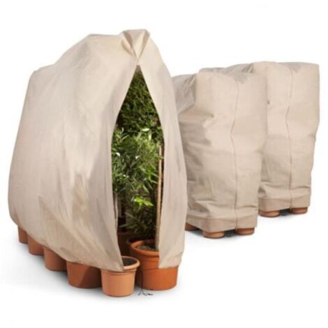 Lot de 3 housses d'hivernage pour plante et arbuste 180 x 240 cm
