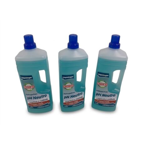 Lot de 3 - LAGARTO - Nettoyant multi-surfaces - pH Neutre 4,5L - Nettoyage et soin - Voir photos