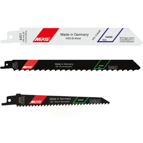 Lot de 3 lames de scie - 4035/1-4401/1-4022/1 mm