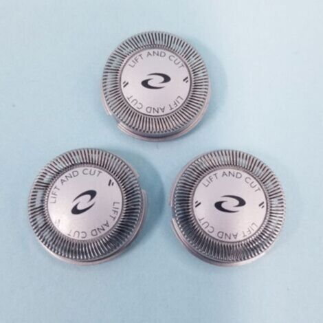 Lot de 3 lames doubles HQ64 pour couteaux PT722/PT762/AT750/AT890/7140XL/7120XL/7340XL