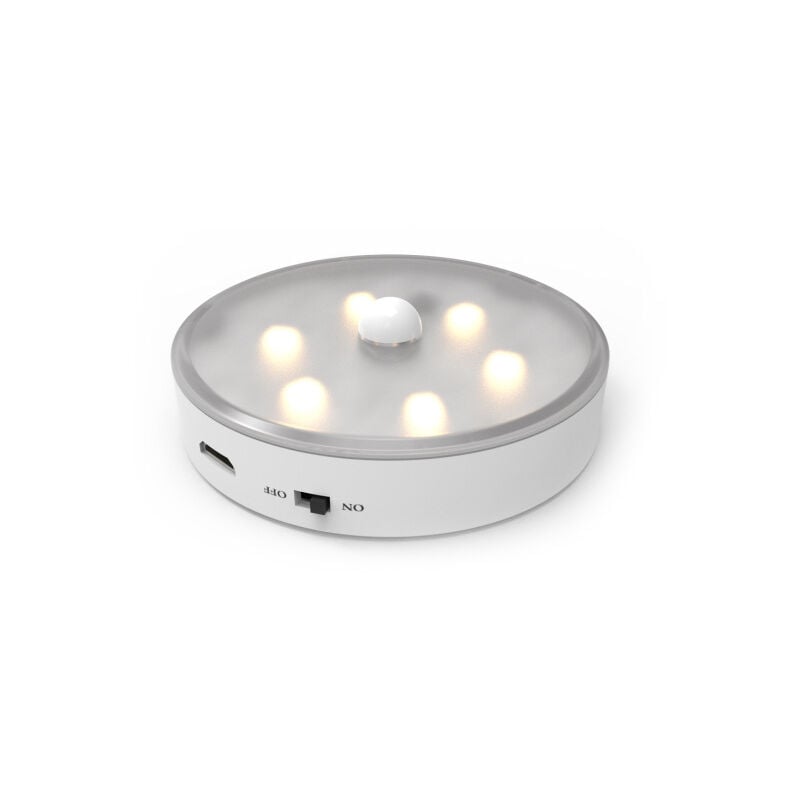 Umnuou - Lot de 3 lampes led à capteur avec télécommande, adaptées pour escalier, chambre, couloir, placard, éclairage de cuisine-lumière chaude