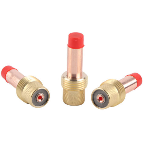 Lot de 3 lentilles à gaz pour corps de pince 45V26 pour torche de soudage TIG WP-17/18/26 2,4 mm