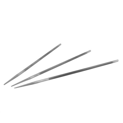 Lot de 3 Lime Chaîne de Tronçonneuse 4,8mm pour Entretien Jardin et Bois - KZQ