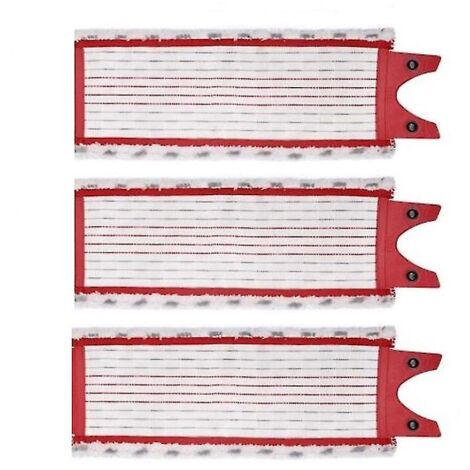 Lot de 3 lingettes de rechange pour balai à franges à pulvérisation Vileda Edelweiss 1-2