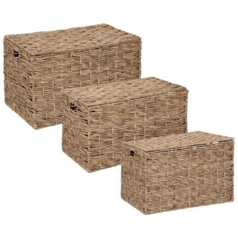 Lot de 3 Malles de Rangement "Origines" 76cm Beige