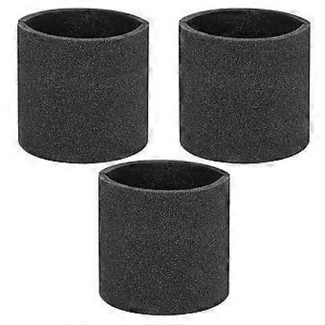 Lot de 3 manchons en mousse 90585 VF2001, filtres de rechange en mousse pour aspirateur eau et poussière, pièces de rechange