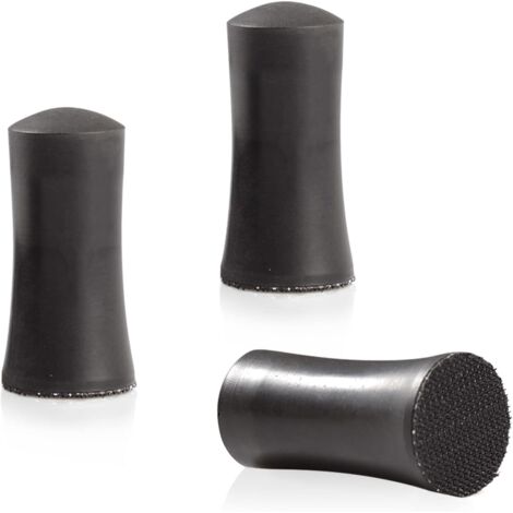 Lot de 3 mini blocs de ponçage à la main de 2,5 cm - Mini patin de ponçage à crochet et boucle pour la restauration de meubles en bois, le polissage de la maison et de la voiture (noir)