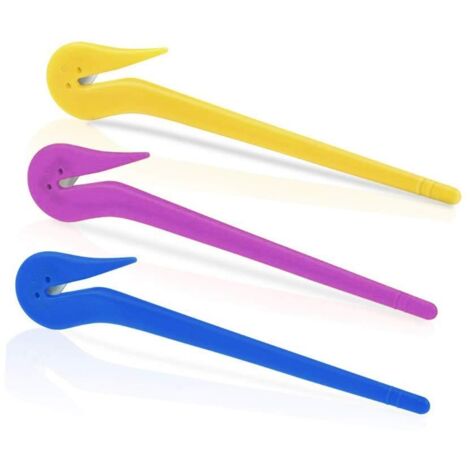 Lot de 3 mini ciseaux extensibles pour cheveux