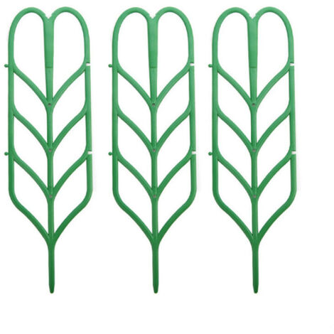 Lot de 3 mini treillis pour plantes grimpantes, supports pour mini plantes en pot