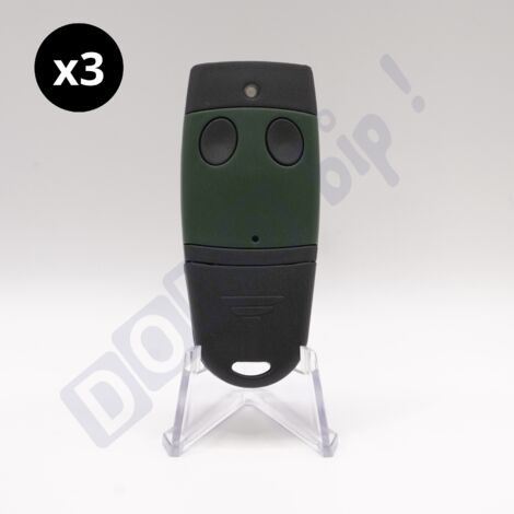 Lot de 3 Nouvelles Télécommandes Cardin S449QZ2 TXC4492P0 - 2 Canaux en 433.92MHz pour Portail et Garage - Sécurité Rolling Code