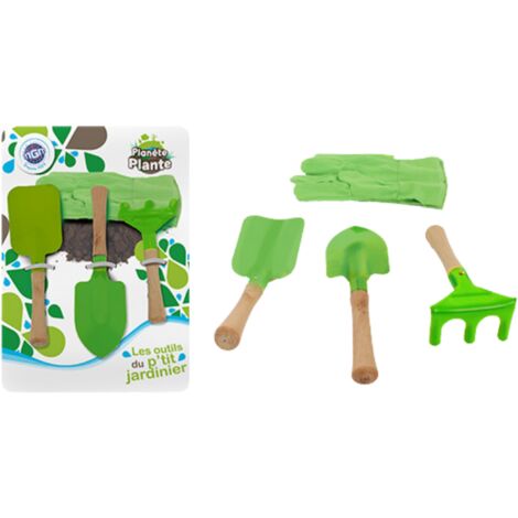 Lot de 3 outils et gants Enfant