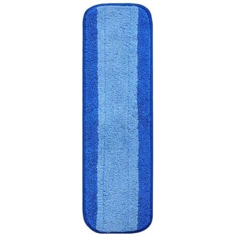 Lot de 3 Pads Compatibles avec Bona - Têtes de Rechange Microfibre pour Serpillière à Plat - Pads Lavables à Fixation Velcro pour Nettoyage Sec et Humide