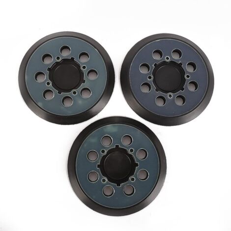 Lot de 3 patins de ponçage à 8 trous, 12,7 cm 125 mm pour ponceuse orbitale aléatoire DWE6423 DCW210B