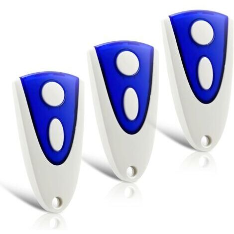 Lot de 3 pièces de rechange pour émetteur manuel Novotron 502, ouvre-porte de garage 433,92 MHz, 2 canaux, compatible avec l'émetteur manuel Novoferm 502 MAX43-2, Novotron 512 MIX43-2