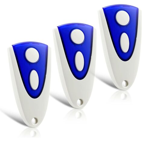 Lot de 3 pièces de rechange pour émetteur manuel Novotron 502, ouvre-porte de garage 433,92 MHz, 2 canaux, compatible avec l'émetteur manuel Novoferm 502 MAX43-2, Novotron 512 MIX43-2
