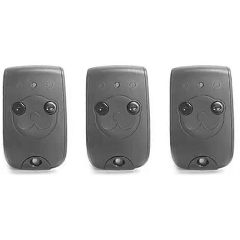 Lot de 3 pièces pour télécommande de portail de garage Somfy NS 2 RTS / NS 4 RTS / NS2RTS / NS4RTS / 2RTS / 4RTS / RTS 433,42 MHz