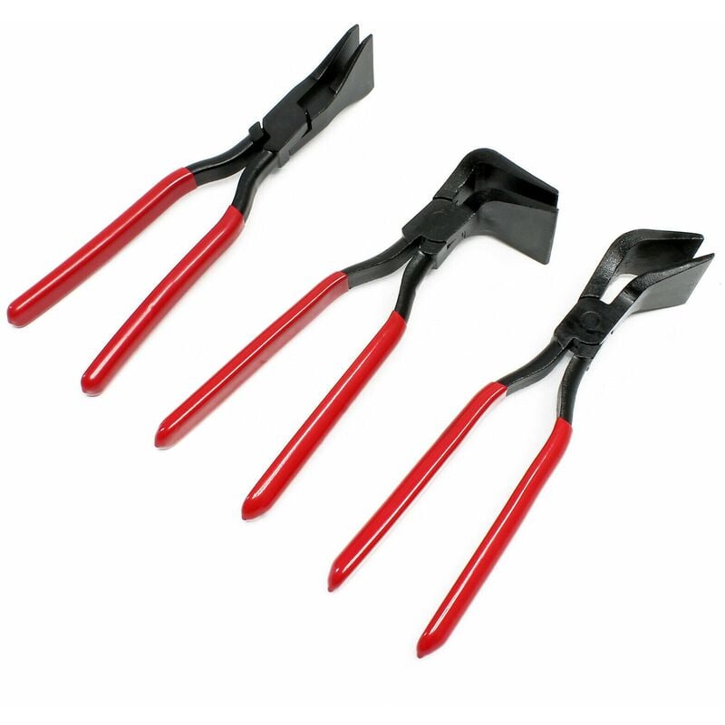 Lot de 3 pinces à border à plier 0° 45° 90° couvreur plombier tôle