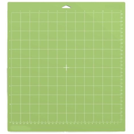 Lot de 3 planches à découper pour papier et carton, pour couture, marquées, 12 × 12 pouces, vert