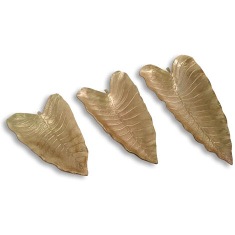 Lot de 3 Plateaux de Présentation "Riska" 65cm Cuivre