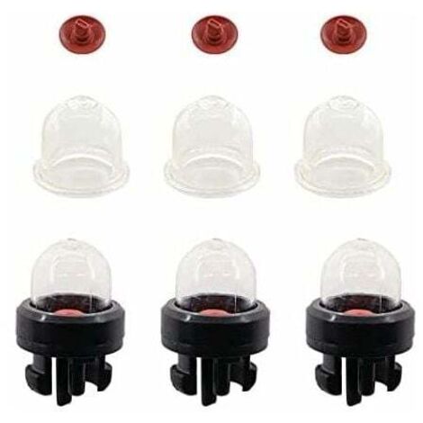 Lot de 3 Pompes d'Amorçage pour Tronçonneuses Stihl FS38, FS40, FS45, FS50, FS55, FS75, FS80, FS85, Compatible avec les Marques Ryobi, McCulloch et Husqvarna.