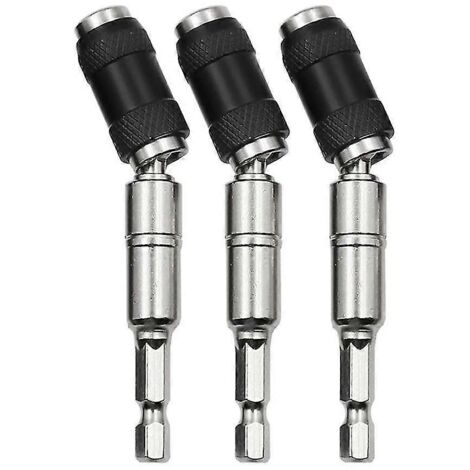 Lot de 3 porte-embouts magnétiques pivotants, porte-embouts magnétique pivotant, tournevis flexible à dégagement rapide-AquaForge