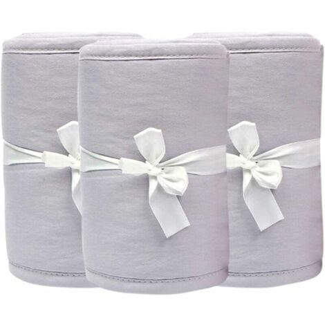 Lot de 3 protections de tour de lit pour bébé - Pour lit d'enfant