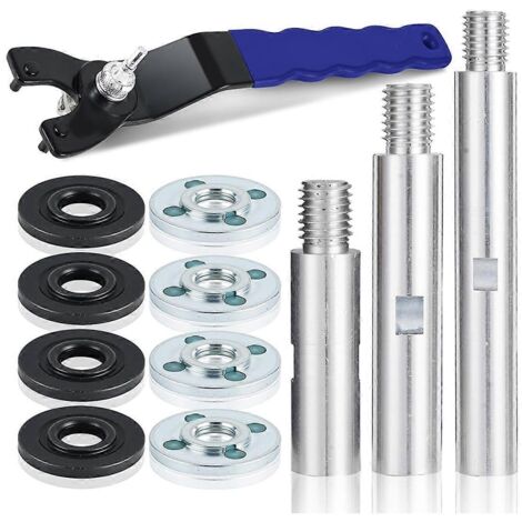 Lot de 3 rallonges de 5/8 po à 11 po pour meuleuse d'angle