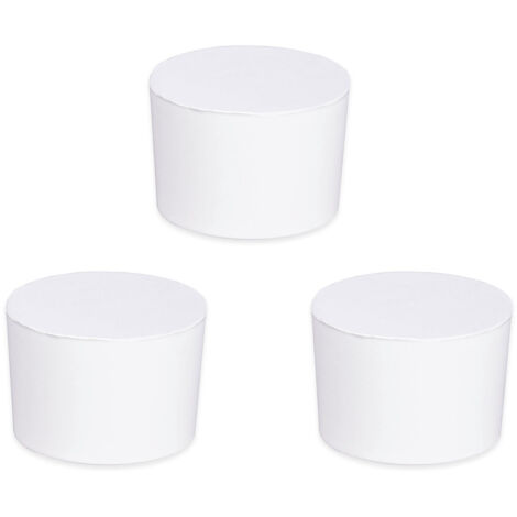 Lot de 3 recharges 1kg pour Absorbeur d'humidité Drop 1000g WENKO, granulé déshydratant de chlorure de calcium, jusqu'à 80m³, anti humidité, anti odeur, anti moisissure, 11x7,5cmx3