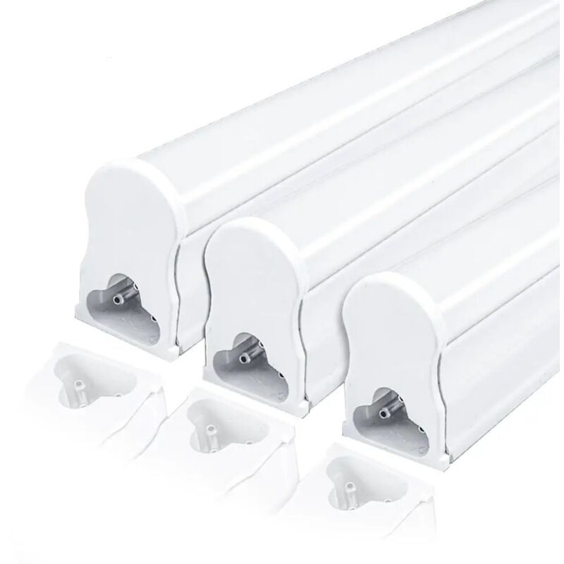 Lot de 3 - Réglette lumineuse de cuisine LED 6000K Blanc froid, 230V 12W 900mm extensible sous meuble avec interrupteur