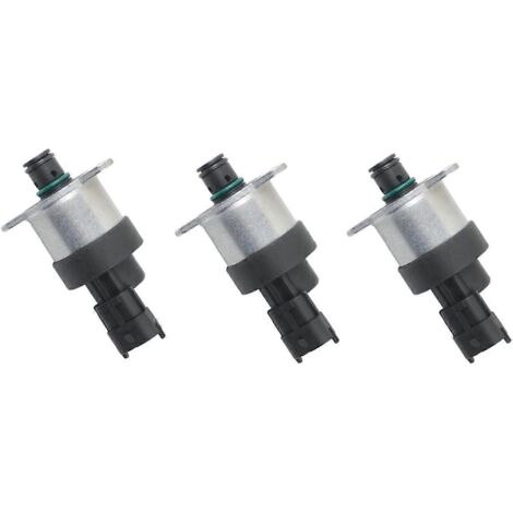 Lot de 3 régulateurs de pression de carburant pour Worker 5.9, noir et argent.