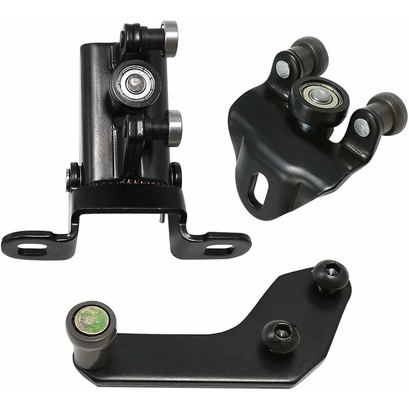 Ersandy - Lot de 3 rouleaux de guidage pour porte coulissante gauche pour Transit Mk6 Mk7 Gauche 1667675 (haut + milieu + bas)