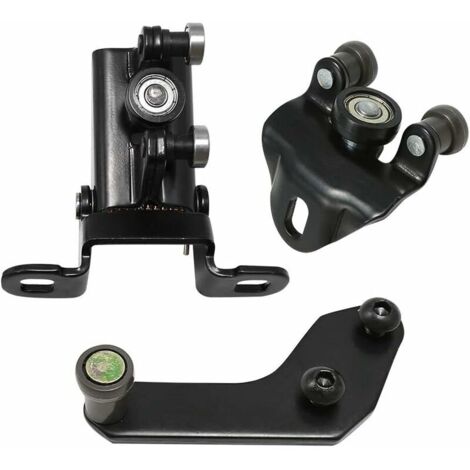 Lot de 3 rouleaux de guidage pour porte coulissante gauche pour Transit Mk6 Mk7 Gauche 1667675 (haut + milieu + bas)