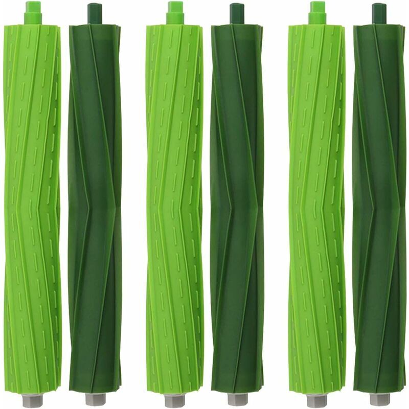 Start - Lot de 3 Rouleaux extracteurs Compatible avec Roomba E5 i7 e5154 e5158. Kit d'accessoires de Rechange pour Brosse Centrale Extracteur E6 i7+