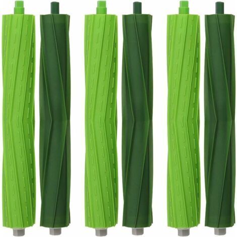 Lot de 3 rouleaux extracteurs compatible avec Roomba E5 / i7. Kit d'accessoires de rechange pour brosse centrale Extracteur E5 E6 i7 i7+. Pièces de rechange comprenant 3 paquets en tout.