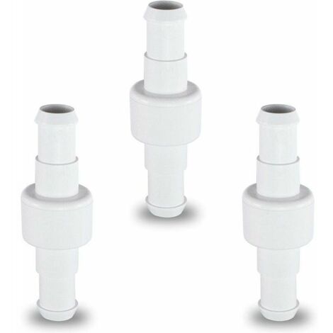 Lot de 3 roulements à billes pivotants pour tuyau nettoy de piscine 280 3900 D20 D15 Blanc