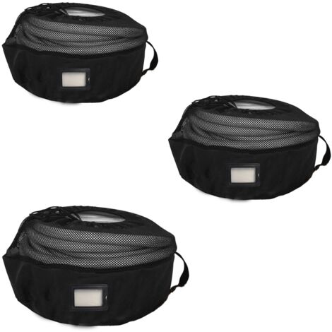 Lot de 3 sacs de rangement pour tuyaux de camping-car avec carte personnalisable, sac de rangement pour tuyaux de camping-car