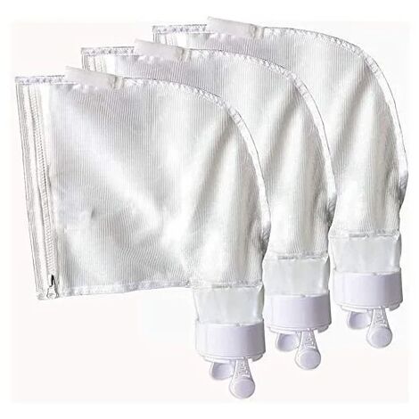 Lot de 3 sacs de rechange avec fermeture éclair compatibles avec Polaris 280 480 Sacs en maille nylon multifonctions K13 K16 Polaris