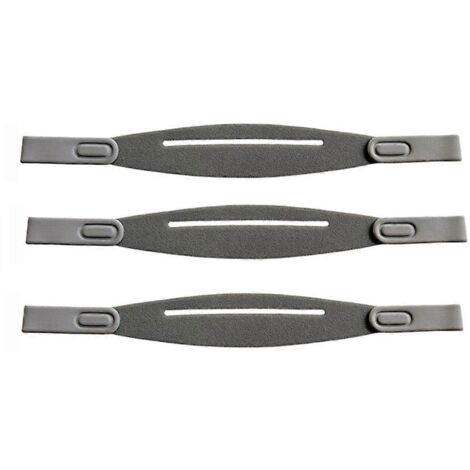 Lot de 3 sangles de rechange pour harnais de tête à bords fermés