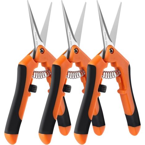 Lot de 3 Sécateurs de Jardinage – Outils de Taille Multifonction Greffe Récolte