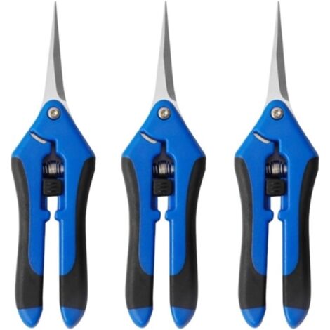 Lot de 3 Sécateurs de Jardinage – Outils de Taille Multifonction Greffe Récolte