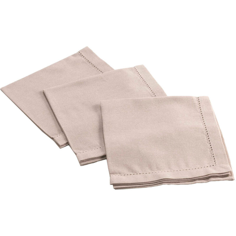 Serviettes en coton charline, 40 x 40 cm, 3 pièces