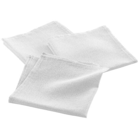 Lot de 3 Serviettes de Table "Silvery" 40x40cm Gris