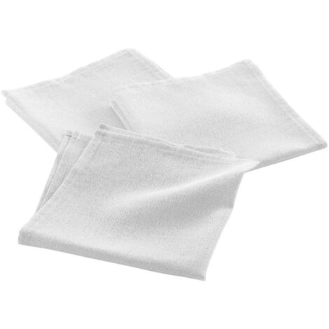 Lot de 3 serviettes fils métallisés