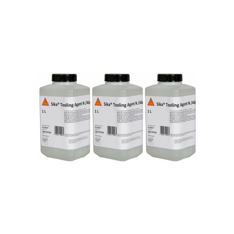 Sika - Lot de 3 solutions de lissage Tooling Agent n - 1L