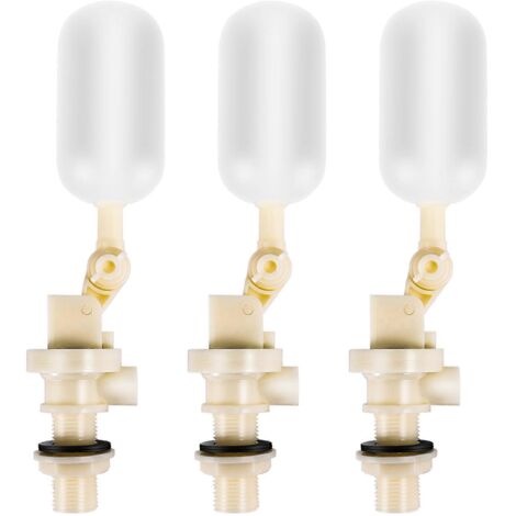 Lot de 3 soupapes à flotteur pour abreuvoir automatique pour chèvres ---
