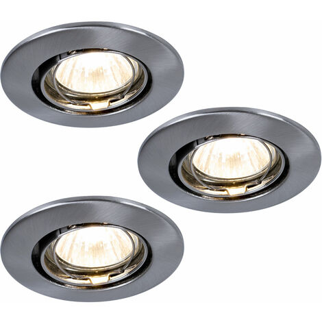 Lot de 3 spots encastrables ronds Éclairage Spot Lampes Paulmann 993.57